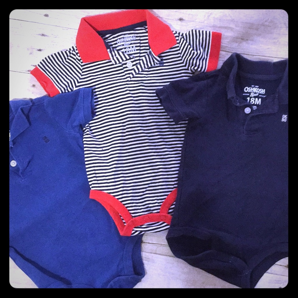 Oshkosh polo onesies